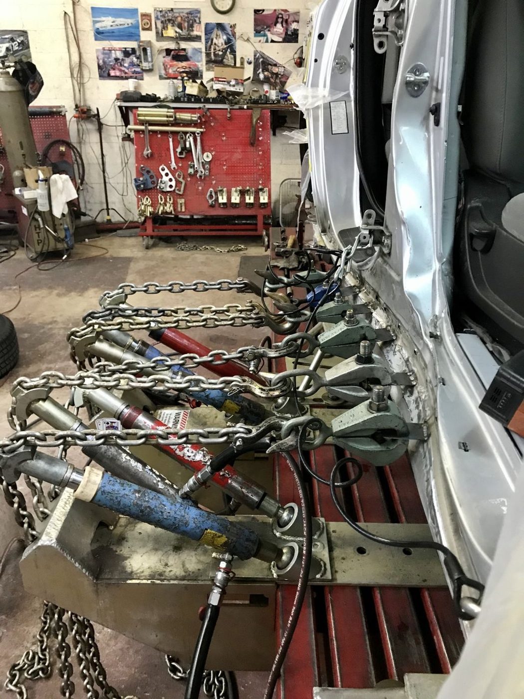 Black Jack in a working shop bay