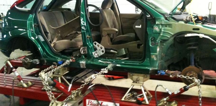 Unibody pull in progress